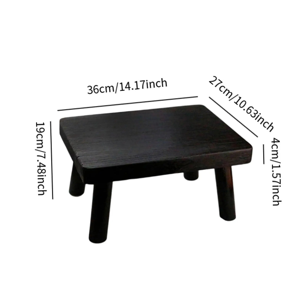 tabouret bois minimaliste marron footstool petite table basse japonais évier cuisine enfants adultes