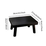 tabouret bois minimaliste marron footstool petite table basse japonais évier cuisine enfants adultes