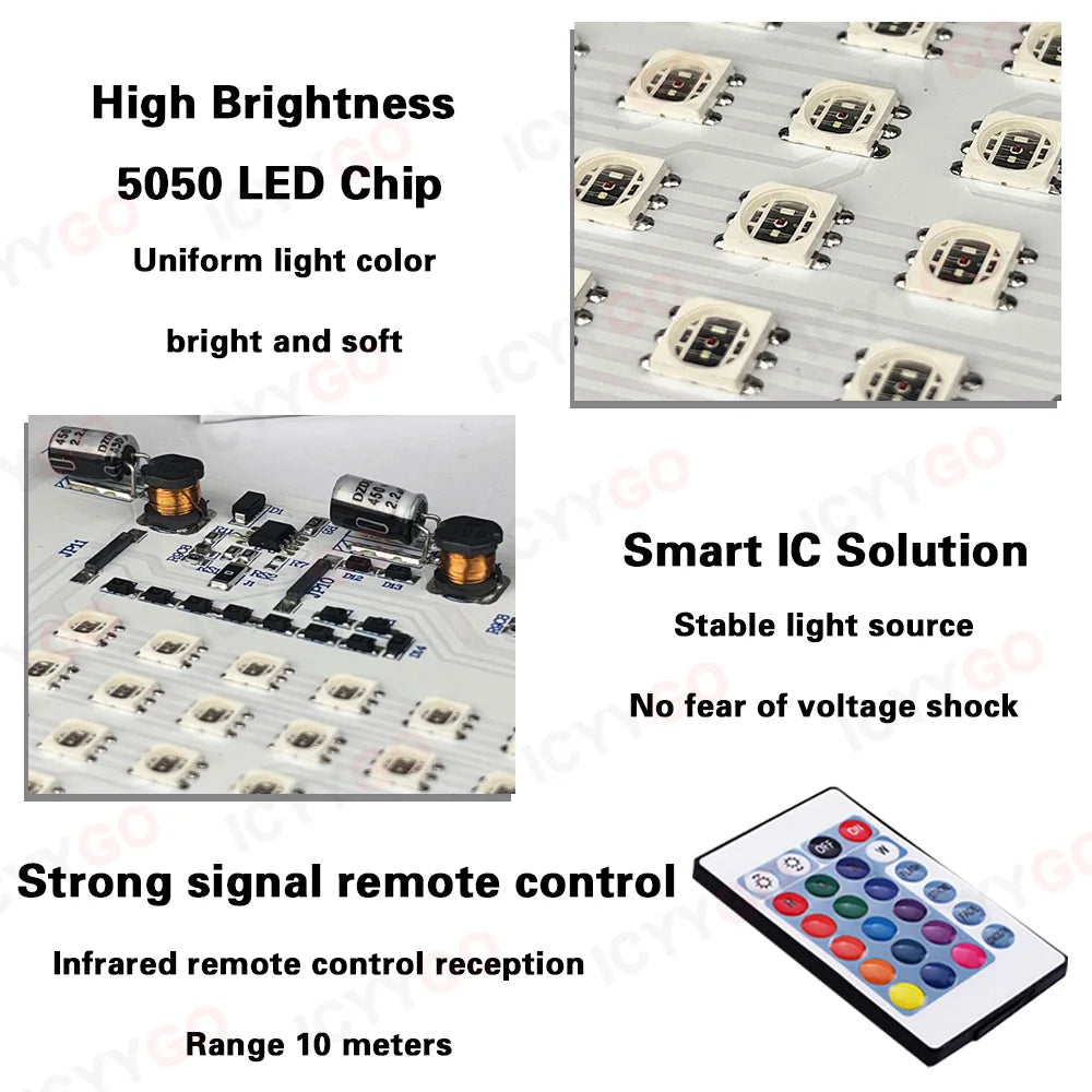projecteur extérieur led 5050 blanc haute luminosité 10w 20w 50w 100w