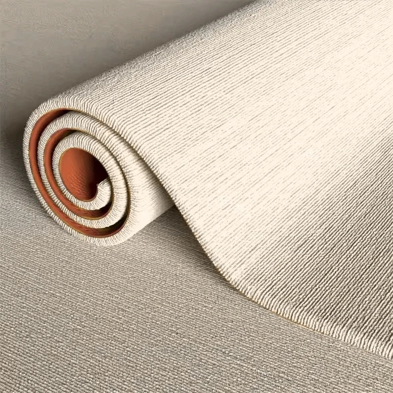 tapis sol moderne gris orange texture tissée salon chambre maison sport 60x90cm 80x120cm