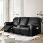 canapé relax housse simili cuir noir marron gris moderne lavable machine simple printemps été