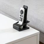 support télécommandes noir moderne rangement respectueux environnement sans fixation tracas organiser téléviseur climatiseur dvd