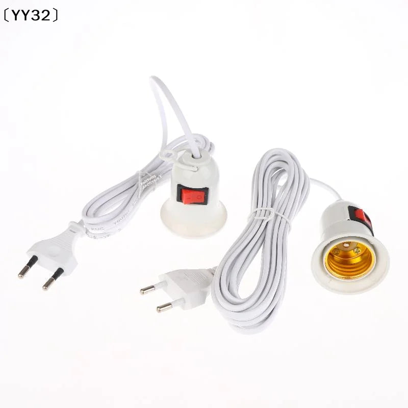 support lampe suspendu industriel câble mètres prise eu interrupteur blanc doré