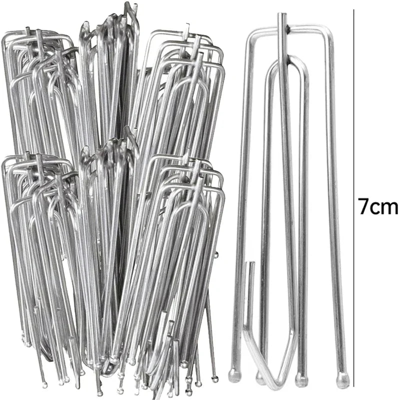 crochets rideau métal argenté moderne clips plissés 7cm résistants 100pcsiauxiliary