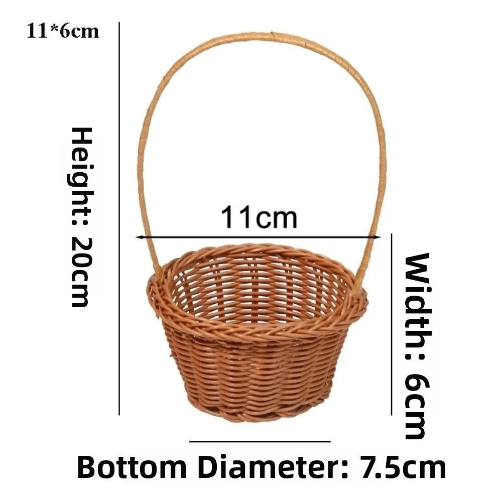 panier tressé rotin réutilisable couleur beige blanc vert rose traditionnel respectueux environnement poignée