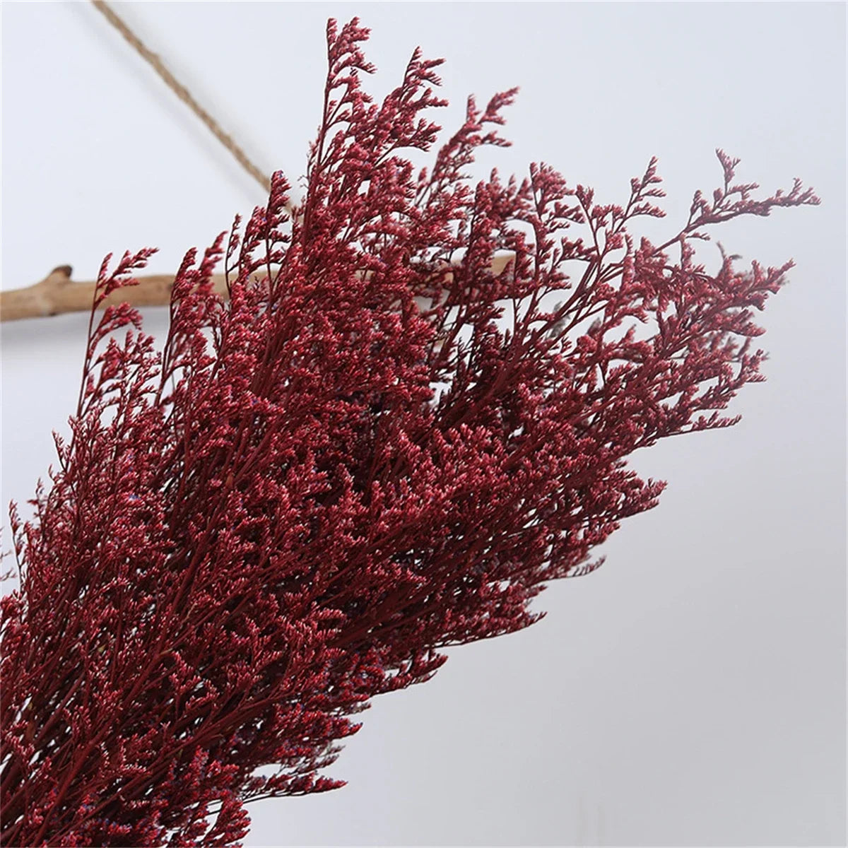 bouquet fleurs séchées naturel violet vert bleu rouge marron intérieur décoration maison mariage anniversaire