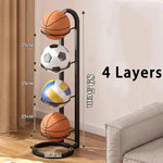 support balles sportives moderne noir blanc motifs basketball football volley ball métal acier carbone