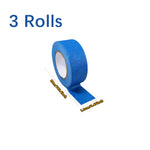 ruban peinture bleu rayures noires adhésif pratique peinture décoration bricolage 1.2cm 1.5cm 2cm 2.5cm