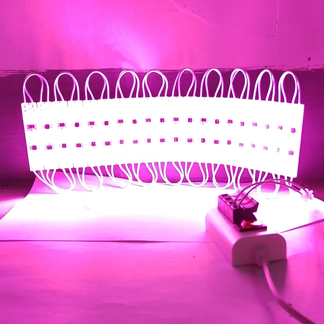 modules led multicolores pliables étanches haute luminosité décoration extérieure bannières stores