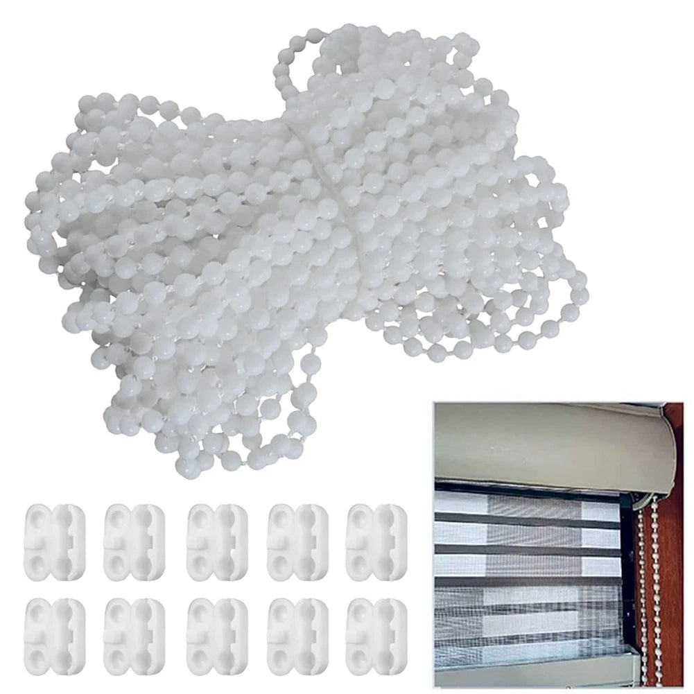 chaîne blanches modernes 10m clips blancs opaques rechargeable