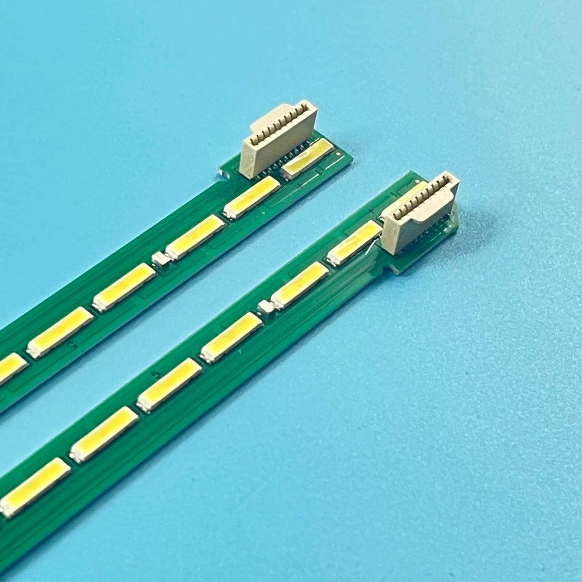 bande led vert ligne jaune moderne 60 leds 6v connecteurs
