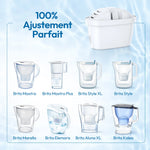 filtre eau blanc moderne perforations haute performance capacité 240 litres