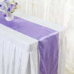 chemin table ruban satin uni décoration mariage banquet fête longue décoration table moderne