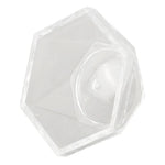 présentoir transparent support présentation acrylique facettes géométriques moderne boule clip base décoration