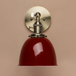lampe murale industrielle blanc noir rouge vert twist switch mat opacité 17cm 21cm