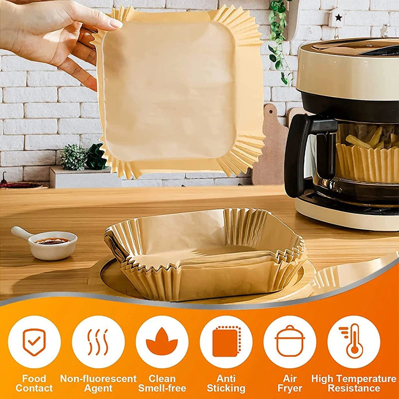 pochettes alimentaires marron plissées usage unique respectueux environnement moderne cuisine 20cm 16cm