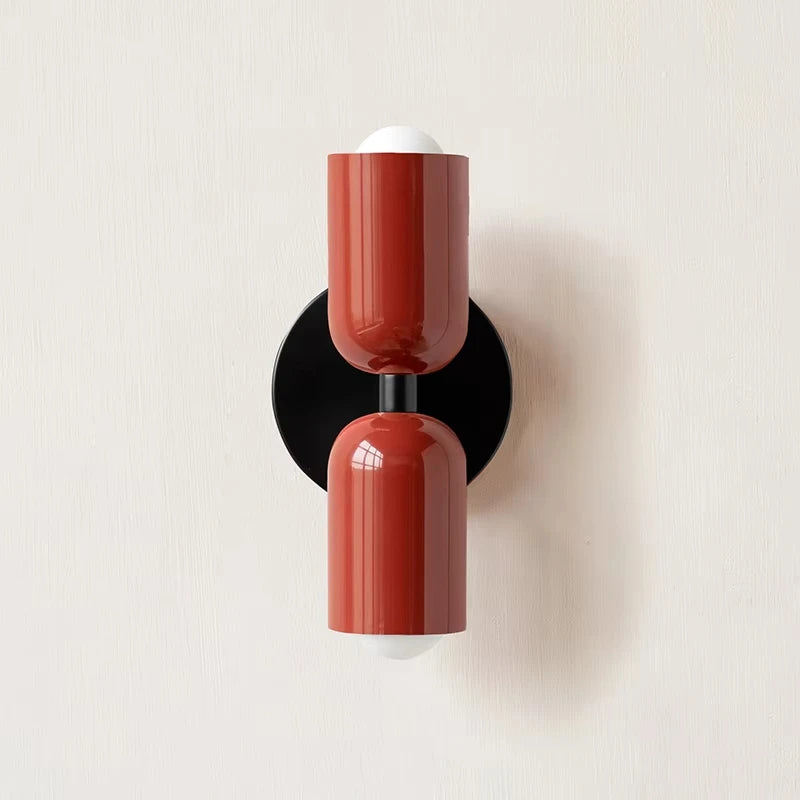 applique murale moderne led vert rouge beige noir éclairage quotidien minimaliste fixée mur