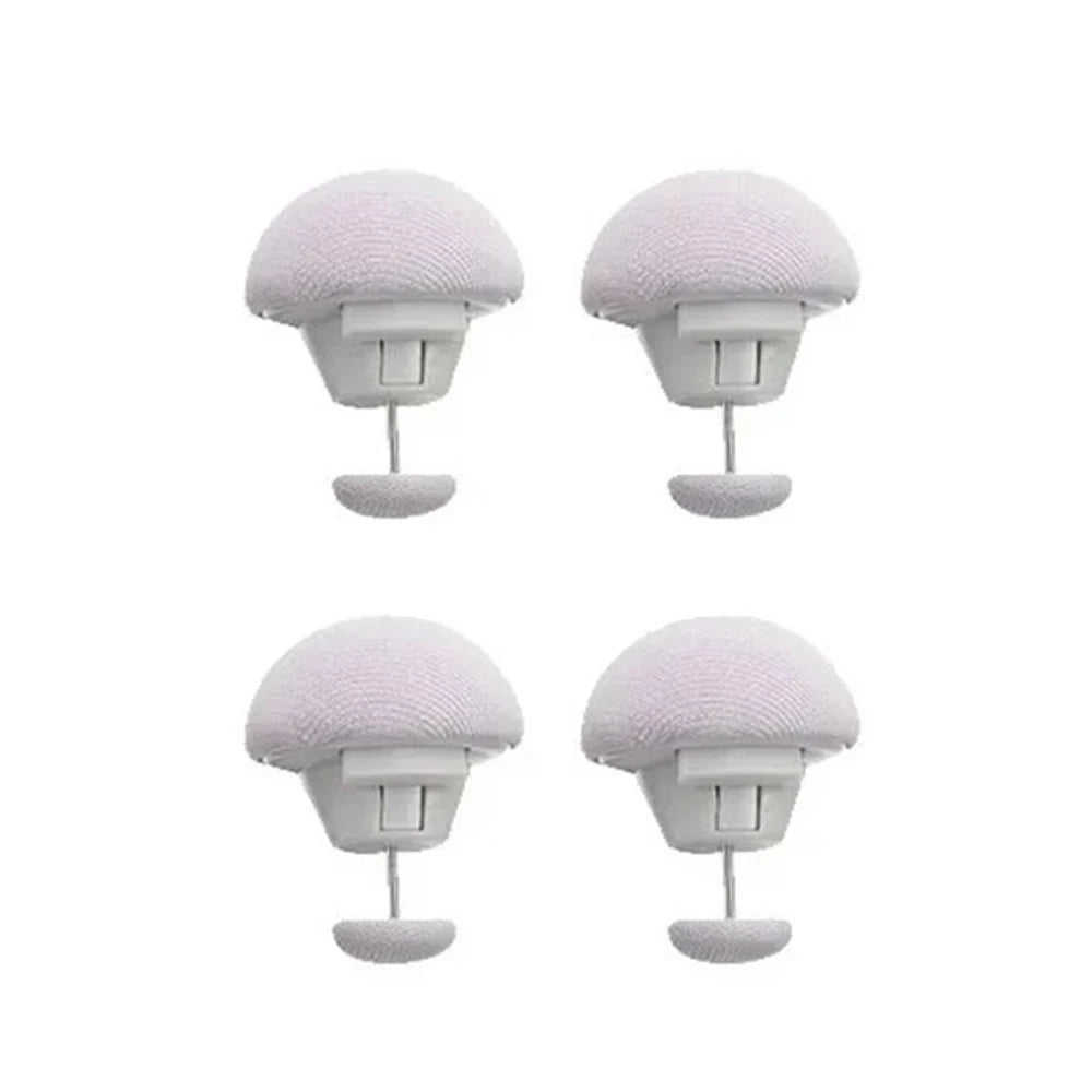 boutons lit tissu coton fin modernes rose bleu gris clair boîte rangement instructions pack