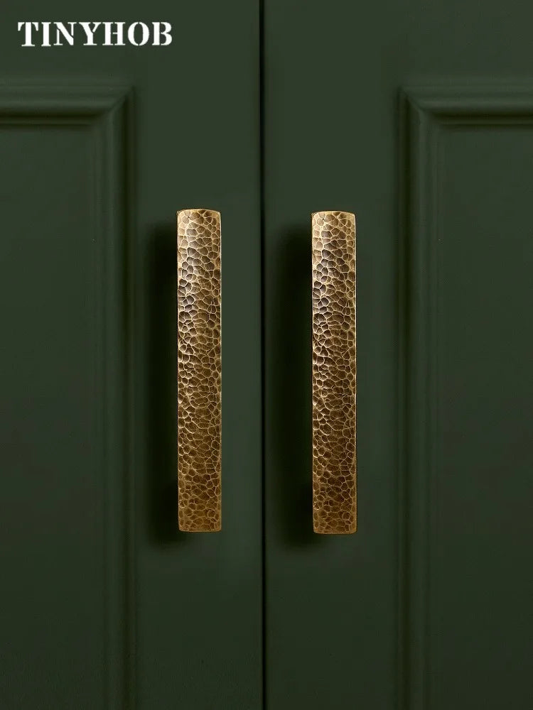 Poignée marteau laiton massif Art déco rétro