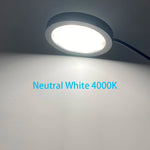 lampe led 3w blanc argent moderne interrupteur câble usb 5v clips 240lm 120deg
