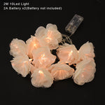 décoration mariage rose guirlande lumineuse fleurs artificielles romantiqueintérieur chambre salon