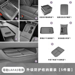 boîte rangement accoudoir voiture gris anti dérapante moderne trois niveaux