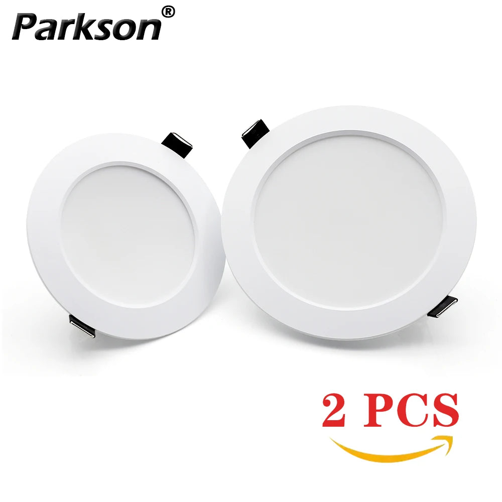 spots led encastrables 7w 9w 12w 15w 18w 21w blanc modernes clips fixation