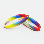 anneaux silicone multicolores bouchons bouteille modernes violet rose noir vert bleu rouge blanc