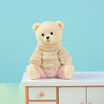figurine résine ours peluche moderne détaillée couleur multiple décoration jardin anniversaire accessoire diy