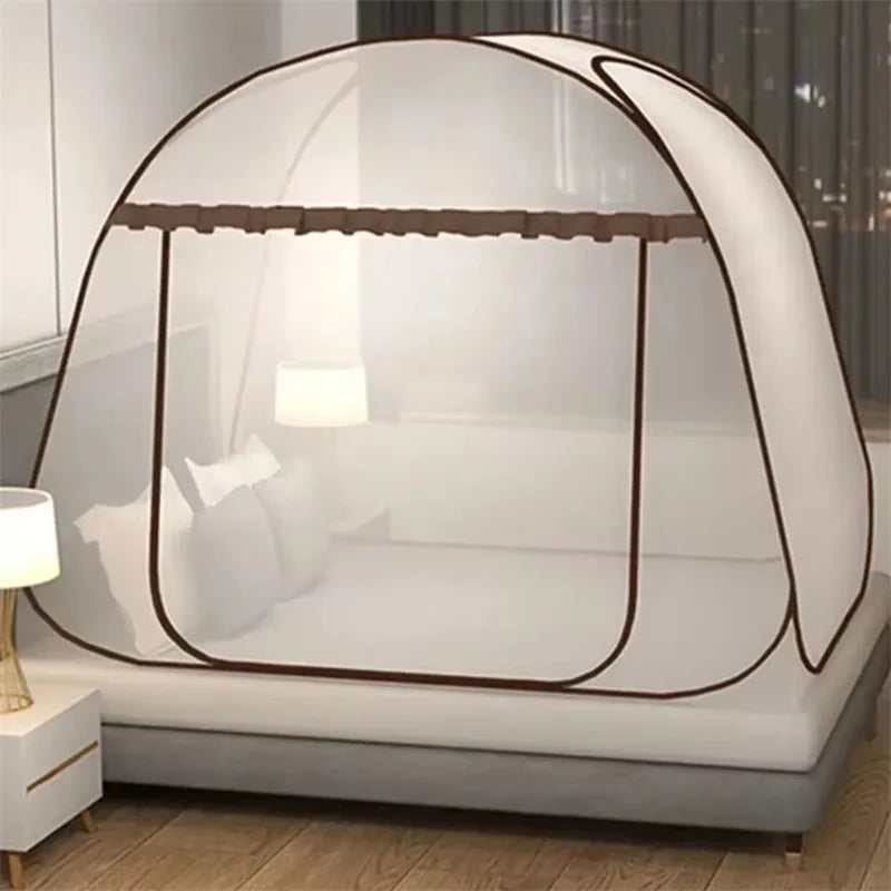 filet protection lit gris moderne pliable sans polyester coton durable voyage maison