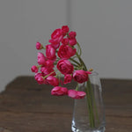 bouquet fleurs artificielles mariage couleur rose blanc orange vase goutte minimaliste decorationintérieur