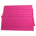 moules silicone gâteau dentelle origami bordure fondant deco pâtisserie triangles floral modernes