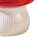 distributeur savon liquide pompe rouge blanc moderne points blancs texture striée bathroom rechargeable