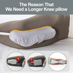 coussin genou gris clair douillet dormeurs latéraux confortable ergonomique poche literie body support