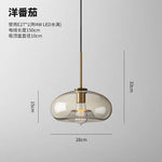 suspension lumineuse moderne minimaliste transparent beige ampoule e27 câble noir 150cm 10cm diamètre flux