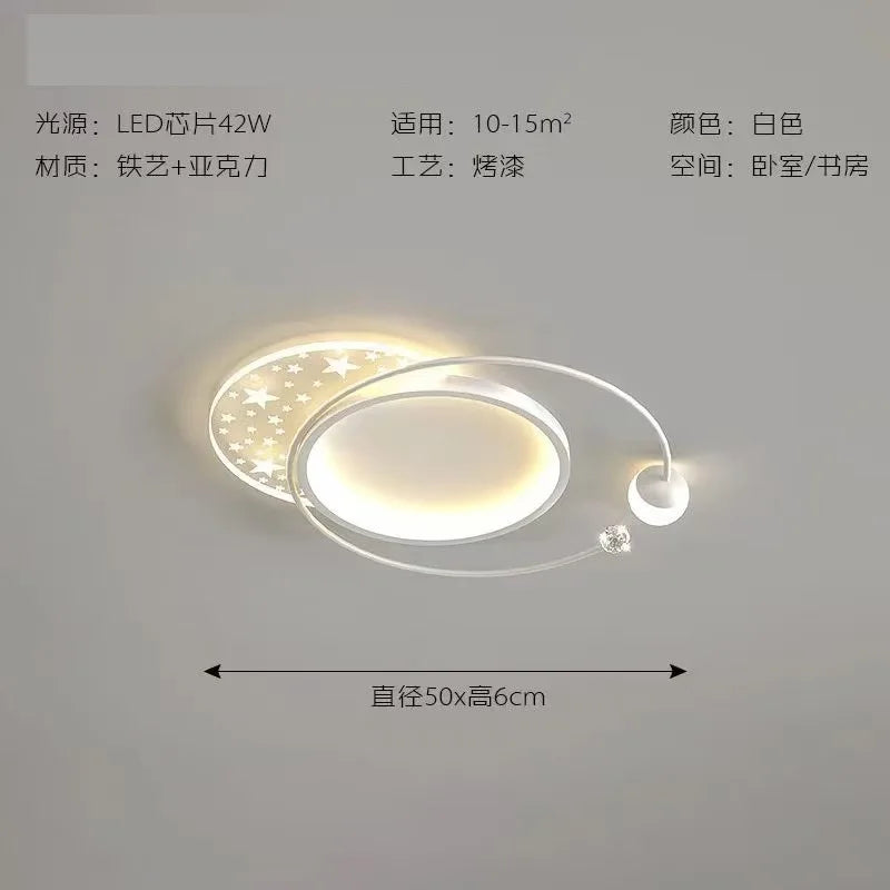 plafonnier led or moderne circulaire points lumineux blanc noir chambre salon
