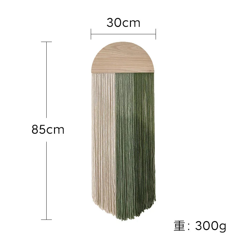rideau franges vert moderne minimaliste textile opacité chambre salon decorationintérieur