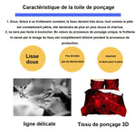 Housse de couette 220x240 dans une chambre décorée style romantique