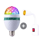ampoule led multicolore effet scène diamant moderne interrupteur mural vis e27 disco ktv dj