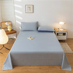 drap lit carreaux blancs rose clair vert clair coton polyester classique lit oreillers tapis