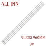 barre led 960mm leds 3v moderne blanc kit rétroéclairage télévision