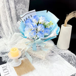 bouquet roses artificielles classique décoration mariage anniversaire intérieur festive pendaison crémaillère