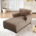 coussin chaise longue velours beige moderne adhésif salon fauteuil canapé sectionnel futon lavable automne