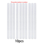 tapis bain antidérapant blanc texture micro poreuse adhésif moderne 10pcs 20pcs 50pcs 5pcs