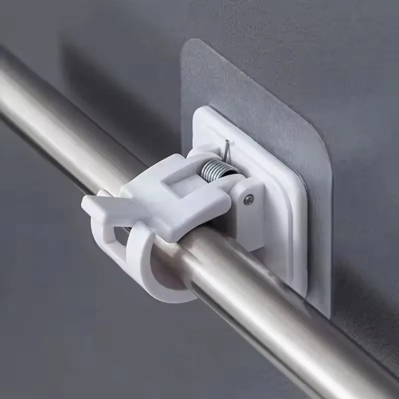 supports muraux adhésifs blancs modernes cintres serviettes pots plastique móc