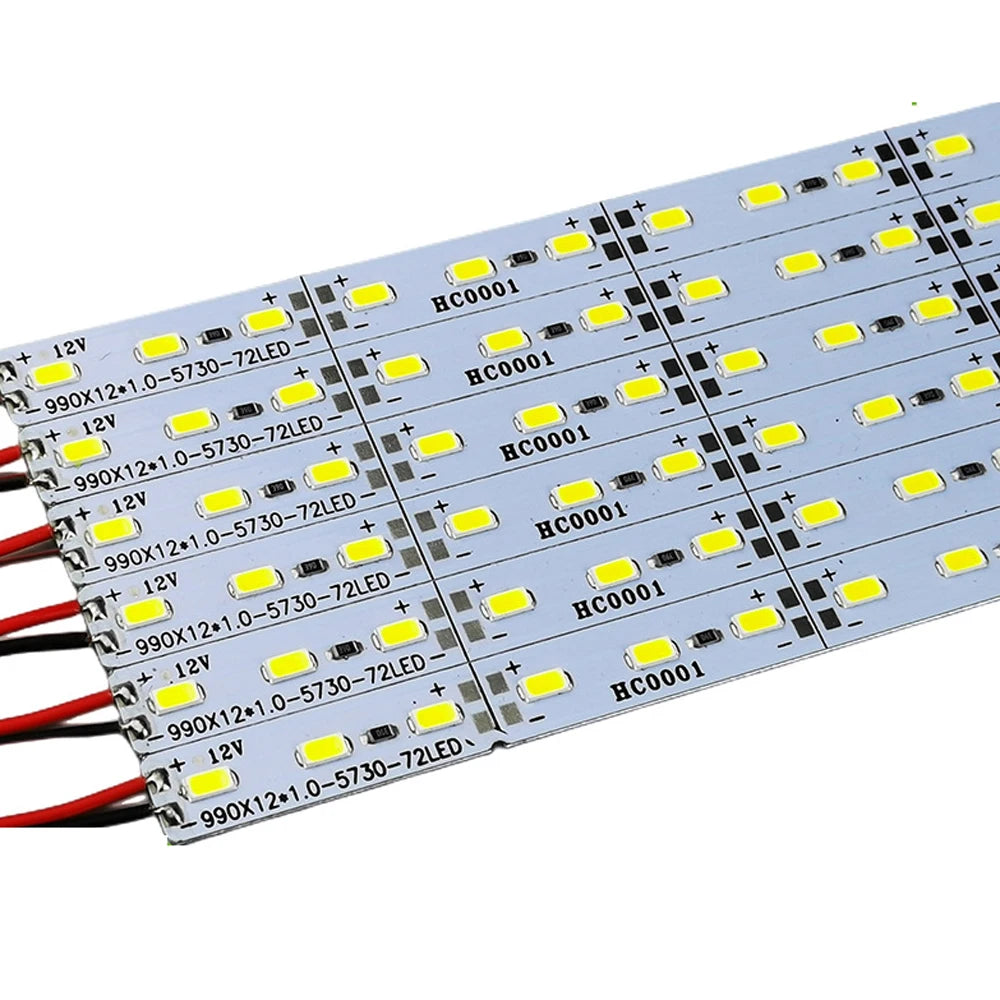 ruban led blanc aluminium autocollant moderne éclairage intérieur connecteurs électriques tension variable