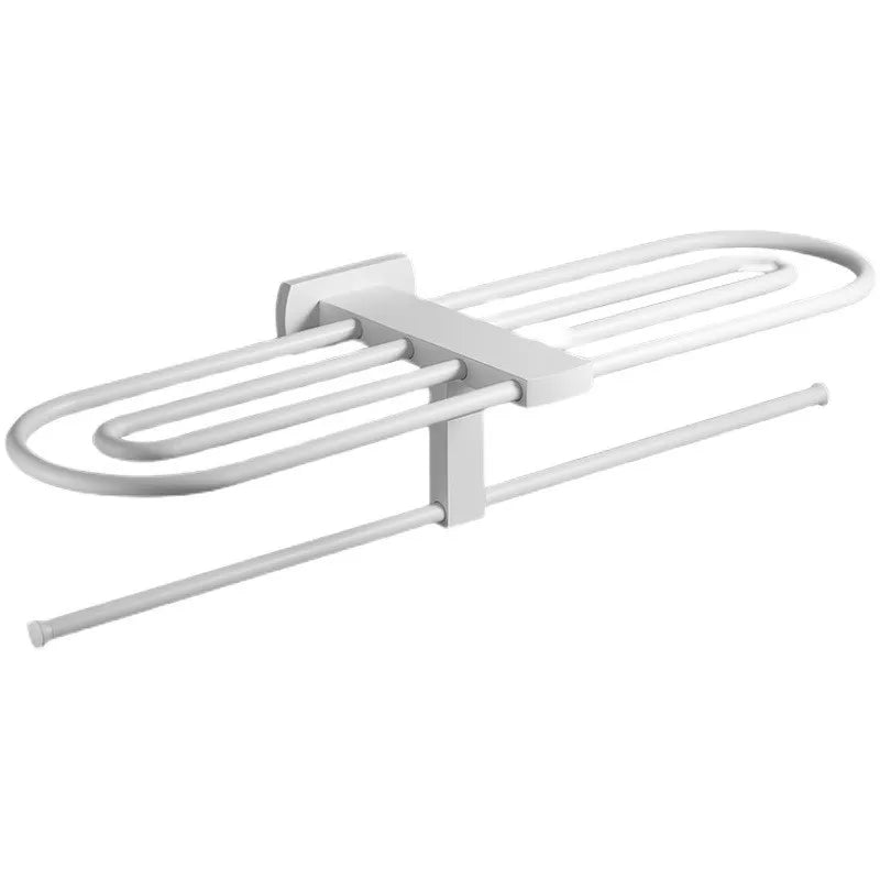 porte serviettes moderne élégants finition brossée or gris métallisé salle bain accessoire quincaillerie fixations