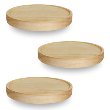 étagères flottantes bois naturel minimaliste 3pcs vase décoratif plantes intérieur moderne