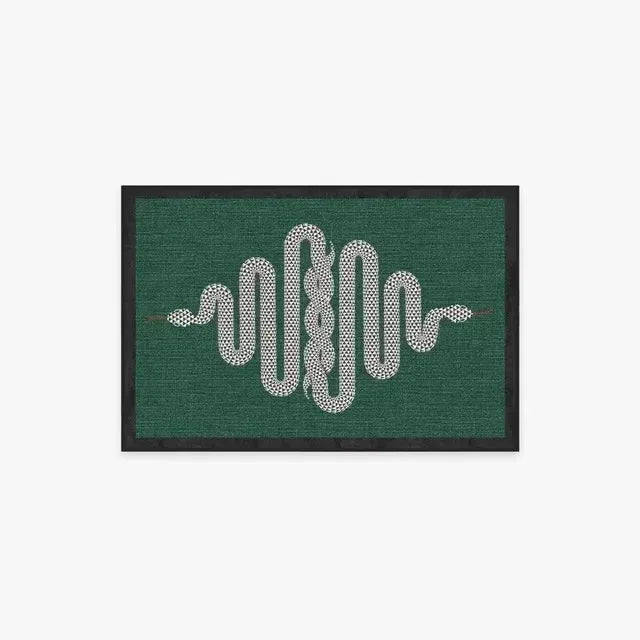 tapis salon motif tigre léopard ethnique rouge beige noir décoratif intérieur maison