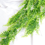 guirlande vigne artificielle feuilles vertes décoration extérieure pot osier naturelle retombante